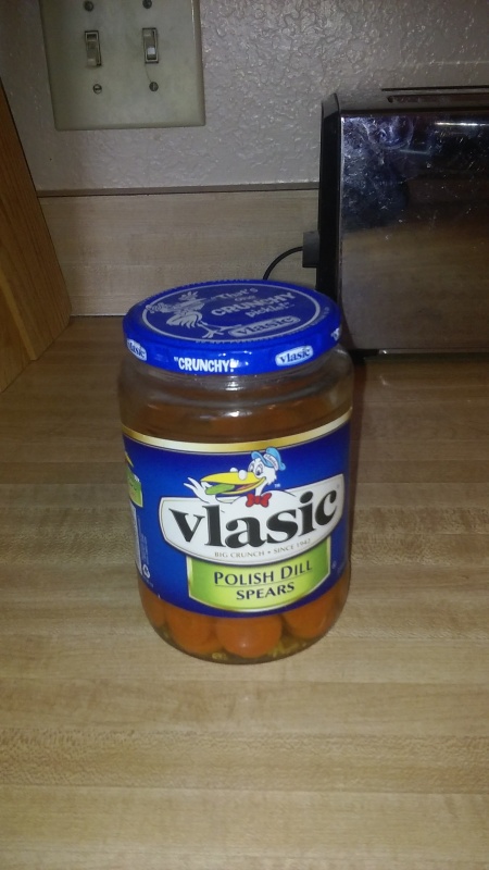 A pickle jar. But those aren't Polish spears.